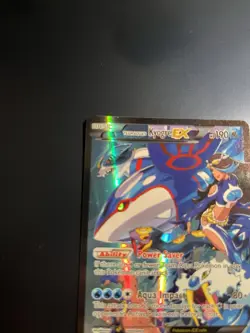 Pokemon TCG Team Aqua's Kyogre-EX Double Crisis Holo Card 6/34 - Image 2