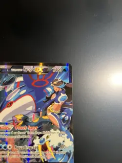 Pokemon TCG Team Aqua's Kyogre-EX Double Crisis Holo Card 6/34 - Image 3