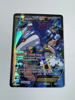 Pokemon TCG Team Aqua's Kyogre-EX Double Crisis Holo Card 6/34 - Image 2