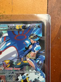Pokemon TCG Team Aqua's Kyogre-EX Double Crisis Holo Card 6/34 - Image 4