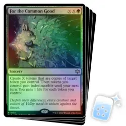 FOIL FOR THE COMMON GOOD X4 Bloomburrow BLB Magic MTG MINT CARD - Image 1