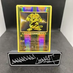 2016 Pokemon Reverse Holo Foil Card Electabuzz 41/108 - Image 1
