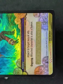 World of Warcraft WoW TCG The Footsteps of Illidan Loot Card 1/3 Unscratched - Image 5