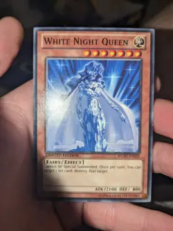 WGRT-EN045 White Night Queen Limited Edition yuGiOh Card - Image 1
