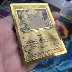Pokemon TCG Celebrations Pikachu Gold Metal Card 58/102 - Image 3