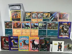 Pokemon Lot of Cards and Stickers All Houndour #228 Houndour Only Lot of 20 - Image 1