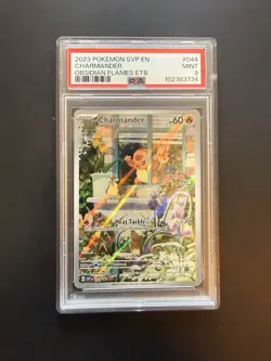 Pokemon TCG Charmander Obsidian Flames Promo Card, PSA 9 - Image 1