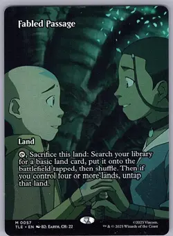MTG Fabled Passage (M 0057) (Borderless) Non-foil Avatar: The Last Airbender - Image 1
