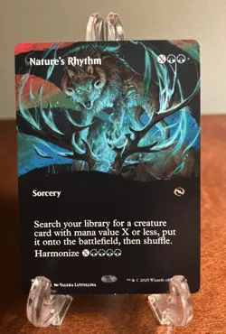 Nature's Rhythm (Borderless) NM MTG Tarkir: Dragonstorm TDM TDC Magic - Image 1