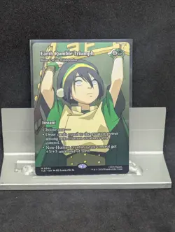 Earth Rumble Triumph Borderless NM X1 Avatar The Last Airbender MTG - Image 1