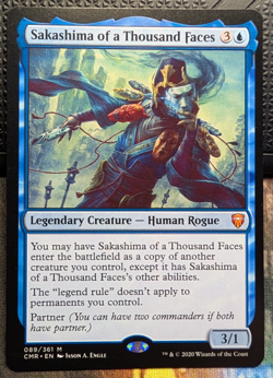 SAKASHIMA OF A THOUSAND FACES - Commander Legends - MTG Magic: the Gathering - Image 1