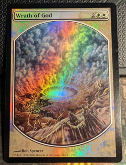 WRATH OF GOD Textless Foil - Magic Player Rewards Promo - MTG Magic - Image 1