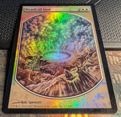 WRATH OF GOD Textless Foil - Magic Player Rewards Promo - MTG Magic - Image 2