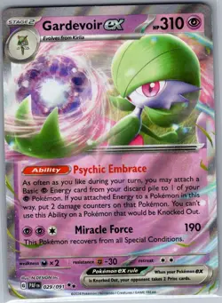 Gardevoir ex 029/091 SV: Paldean Fates - Pokemon Card - NM - Image 1