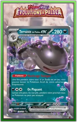 Terraiste EX - EV2:Evolutions a Paldea - 130/193 - Carte Pokemon Francaise Neuve - Image 1
