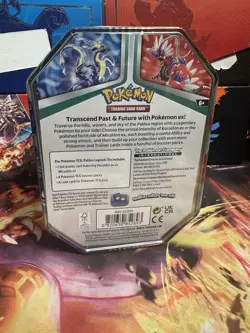 Pokemon Paldea Legends Tin x4 Booster Packs + Miraidon EX Promo FACTORY SEALED - Image 2