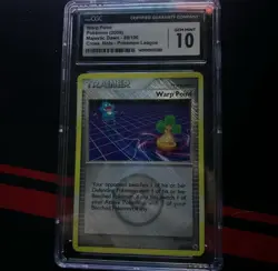 CGC 10 Gem Mint Warp Point Pokemon (2008) Majestic Dawn-88/100 Cross Holo - Image 1