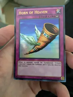1st ed Horn of Heaven ultra rare LCJW-EN292 Yugioh - Image 1