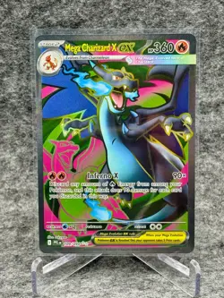 Pokemon Cards Mega Charizard X ex 109/094 Phantasmal Flames Ultra Rare Full Art - Image 1