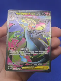 Pokemon Phantasmal Flames Mega Charizard X ex 109/094 Full Art Ultra Rare NM - Image 2
