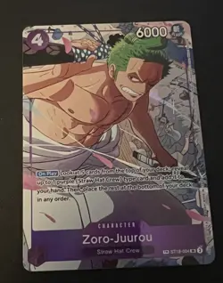 Zoro-Juurou OP09 ST18-004 Treasure Rare - One Piece TCG English Near Mint - Image 1