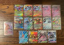 Pokemon TCG - Phantasmal Flames LOT of 15 Cards - Sealed Promo, EX, IR, Full Art - Image 1