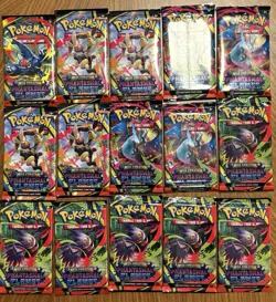 POKEMON TCG PHANTASMAL FLAMES FACTORY SEALED BOOSTER PACK LOT OF (15) CLEAN🔥 - Image 1