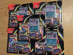 Pokemon 15 TCG Packs Mega Evo Phantasmal Flames 3-Pack Blister Sneasel Lot Of 5 - Image 2