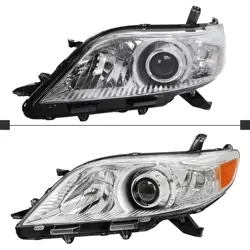 Left/Driver Side Fits 2011-2020 Toyota Sienna Halogen Projector Headlight - Image 5