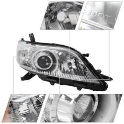 Right/Passenger Side Fits 2011-2020 Toyota Sienna Halogen Projector Headlight - Image 4