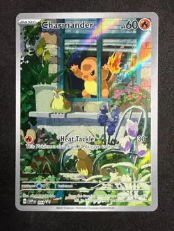 Charmander Obsidian Flames ETB Promo SVP 044 Pokemon Card TCG NM - Image 1