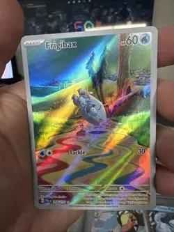 Frigibax 208/193 Illustration Rare Paldea Evolved Pokemon TCG Card NM Komiya - Image 1