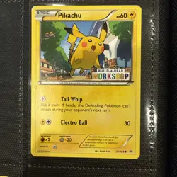 Pokemon TCG Pikachu Build-A-Bear Workshop Promo 20/108 Promo Promo - Image 1