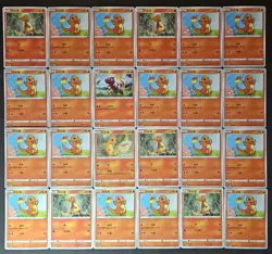 2024 Pokemon TCG S.Chinese Holo Charmander Charmeleon Charizard Lot*24 JL89 - Image 1