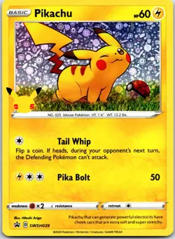 Pikachu - (General Mills) Promo Miscellaneous Cards & Products Holo SWSH039 NM - Image 1