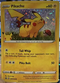 Pikachu - (General Mills) SWSH039 Miscellaneous Cards & Products Holo - Image 1