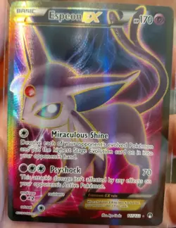 Espeon EX Full Art Holo Rare Pokemon TCG Card 117/122 Breakpoint XY - Image 2