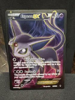 Espeon EX 117/122 Pokemon TCG XY Breakpoint Full Art Holo Card - Image 1