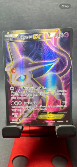 Espeon EX Full Art Holo Rare Pokemon TCG Card 117/122 Breakpoint XY - Image 1