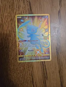 Pokemon TCG Mew 025/025 Celebrations 2021 Secret Rare Gold Card NM/M Condition - Image 1