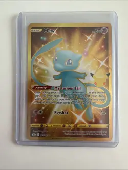 Pokemon Mew TCG 2021 Gold Celebrations Card 025/025 Full Art Secret Rare - Image 1
