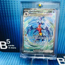 Pokemon TCG Garchomp EX Illustration Rare Card 245/182 Sv04: Paradox Rift - Image 1