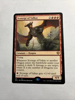 Scourge of Valkas - Starter Commander Decks MTG Plus Bonus Card!!! - Image 1