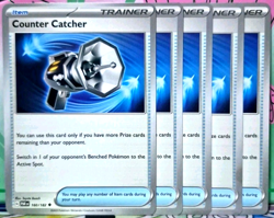 Set Of 5 x Counter Catcher 160/182 PAR Paradox Rift Pokemon Card NM - Image 1
