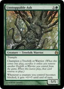 1 x Unstoppable Ash - Morningtide - Moderate Play - MTG - Image 1