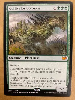MTG 1x Cultivator Colossus 195 Innistrad: Crimson Vow Magic the Gathering x1 NM - Image 1