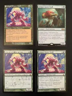 MTG- Golgari Grave-Troll x4 (One is Foreign) - Image 1