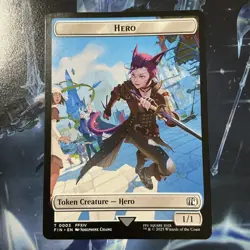 Hero Token (0003) Copy Token (0001) Final Fantasy MTG NP - Image 1