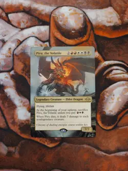 Magic the Gathering Piru, the Volatile Hand Painted Custom MTG Alter - Image 1