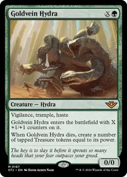 Goldvein Hydra- Outlaws - NM - Magic The Gathering - MTG - Image 1